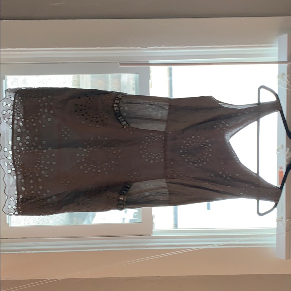 Anthropologie Grey Hype Dress